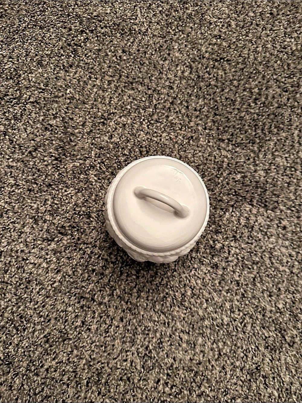 White Lidded Ceramic Container - Picture 2 of 9